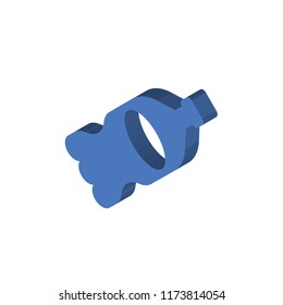 Soft drink isometric left top view 3D icon