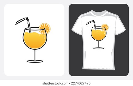 Soft drink with lemon t shirt design svg