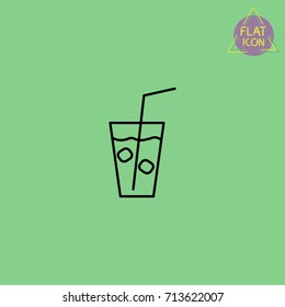 soft drink line icon