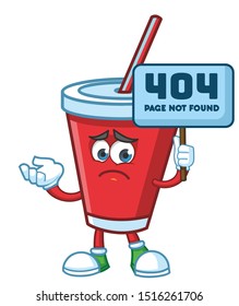 Soft Drink mascot  character vector design