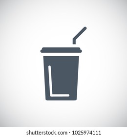 Soft drink vector icon.
