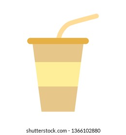 Soft drink vector icon