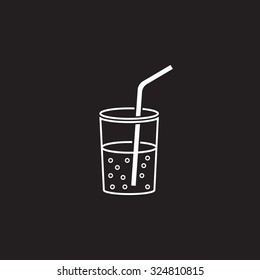 Soft drink vector icon