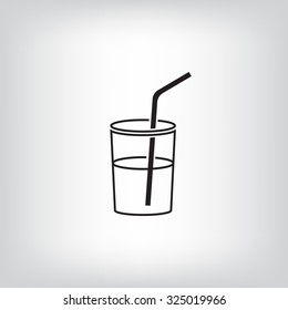 Soft drink vector icon