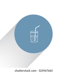 Soft drink vector icon