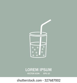 Soft drink vector icon