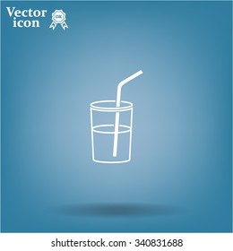 Soft drink vector icon