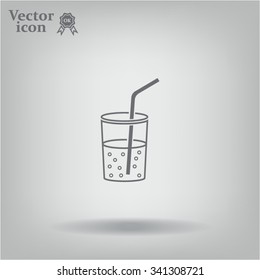 Soft drink vector icon