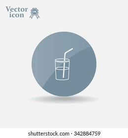 Soft drink vector icon