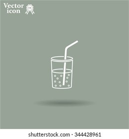 Soft drink vector icon