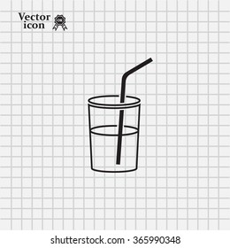 Soft drink vector icon