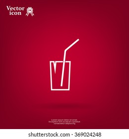 Soft drink vector icon