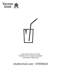 Soft drink vector icon
