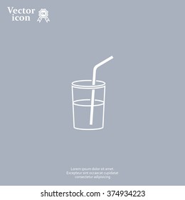 Soft drink vector icon