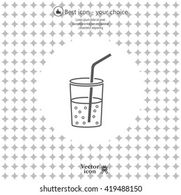 Soft drink vector icon