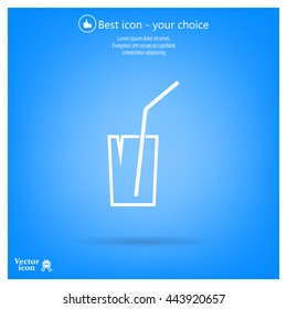 Soft drink vector icon