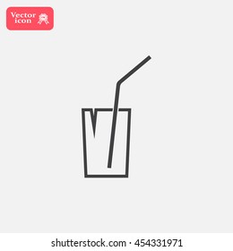 Soft drink vector icon