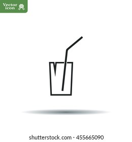 Soft drink vector icon