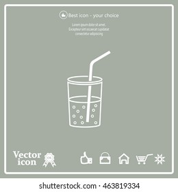 Soft drink vector icon