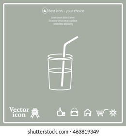 Soft drink vector icon