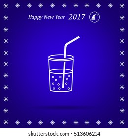 Soft drink vector icon