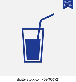 Soft drink vector icon.