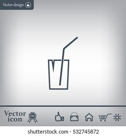 Soft drink vector icon
