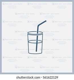 Soft drink vector icon