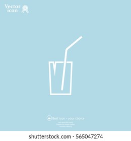 Soft drink vector icon