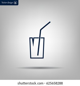 Soft drink vector icon