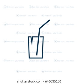 Soft drink vector icon
