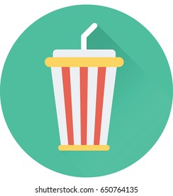 Soft Drink Vector Icon