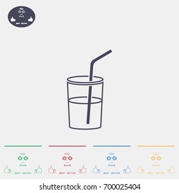 Soft drink vector icon