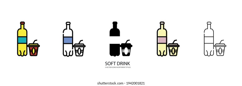 Soft Drink vector type icon