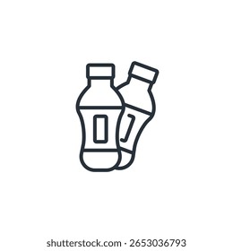 soft drinks icon collection . design style with background