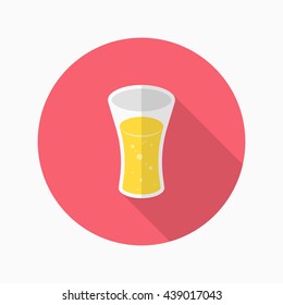Soft Drinks icon, Vector flat long shadow design. EPS10