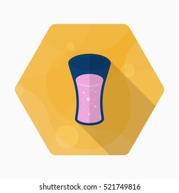 Soft Drinks icon, Vector flat long shadow design. EPS10