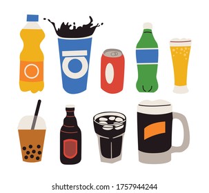 Soft drinks are usually served with fast food. Soft drinks usually have a fresh sensation when drunk, for example, such as coke, root beer, alcohol and others