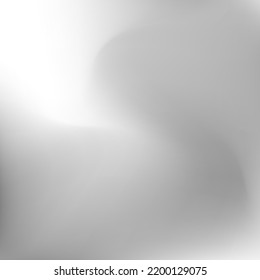 Soft Dynamic Monochromatic Sky Sky Swirl Gradient Mesh. Grey Curve Silver Liquid Metallic Gradient Backdrop. Wavy Fluid Blurred Water Background. Dark Calm Light Aluminium Blurry Texture.