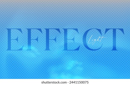 Soft effect with fog texture and light. Transparent vector