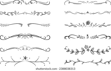 Soft and elegant decorative borders with a natural feel