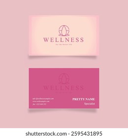 Soft Elegant Wellness Identity Card