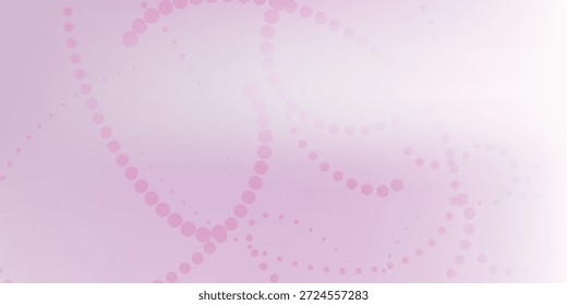 Ein weicher und ätherischer abstrakter Hintergrund mit einem sanften Farbverlauf von hellrosa bis violett, geschmückt mit zarten, fast unmerklichen kreisförmigen Mustern, die einen Hauch von subtiler Textur und Gesicht hinzufügen.