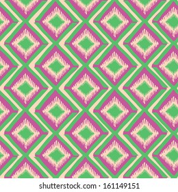 Soft ethnic tribal geometric seamless pattern