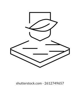 soft fabrics properties line icon vector. soft fabrics properties sign. isolated contour symbol black illustration