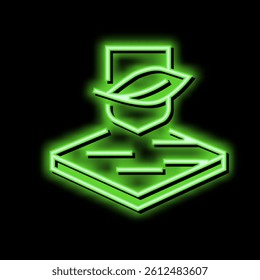 soft fabrics properties neon light sign vector. soft fabrics properties illustration