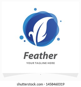 Soft Feather Logo Design Template