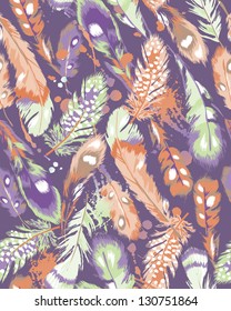 soft feather seamless vector background
