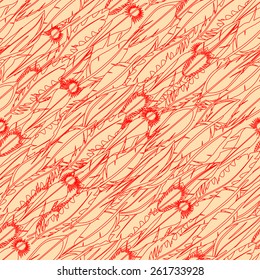 Soft feather seamless vector background
