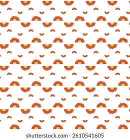 Soft Floral Doodles Seamless Vector Pattern Design